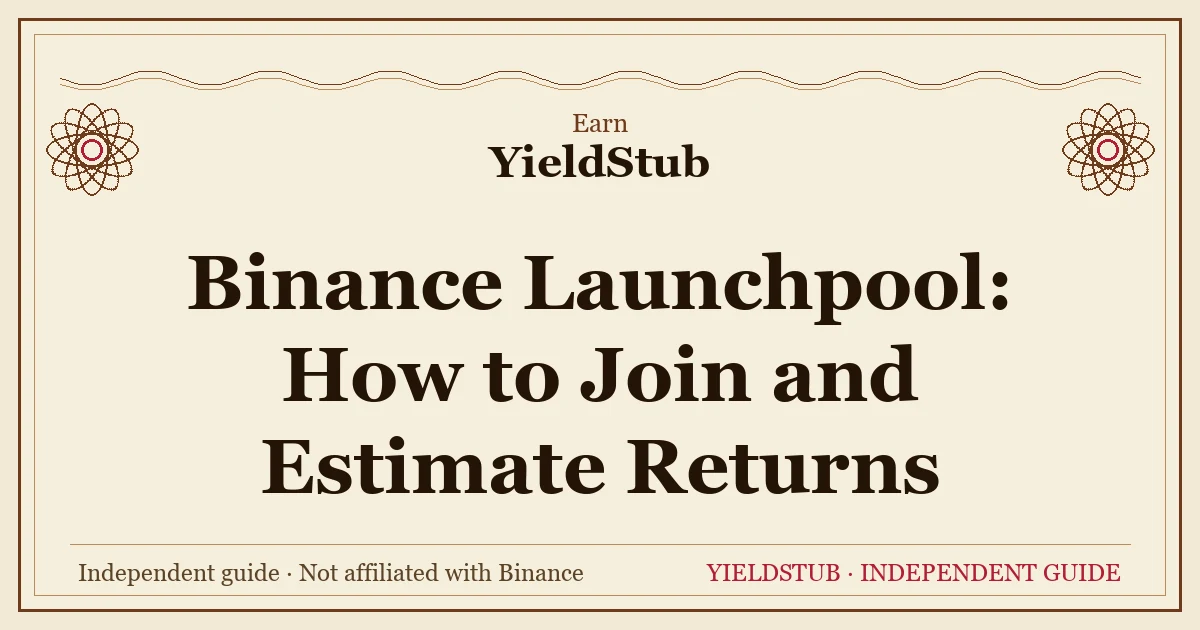 Launchpool farming by holding: BNB staked into a pool earns a new token hourly by share