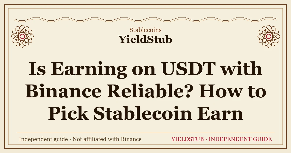 Mechanics and risks of earning on USDT with Binance: interest source, limited-time high rates, depeg and issuer risk